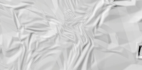 white crumpled paper background texture pattern overlay. wrinkled high resolution arts craft and Seamless white crumpled paper.