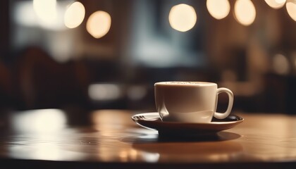 Obraz premium view of some coffee on table background