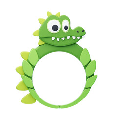 3D Crorcodile Shape Animal Frame