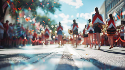 Freedom in Motion: 4th of July Parade, Generative AI