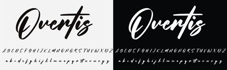 Signature Font Calligraphy Logotype Script Brush Font Type Font lettering handwritten