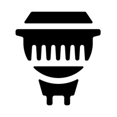 Led Lamp Lightbulb Solid Icon