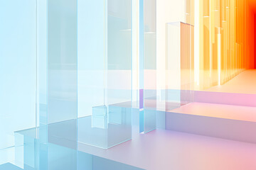Elegant colorful glass background