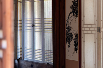 The interior of an old Korean traditional house