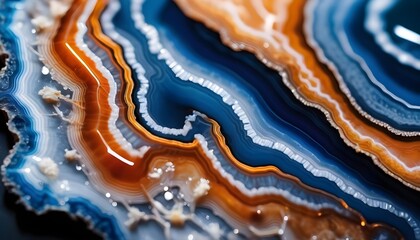 Blue agate texture