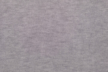 Soft Knitted Woolen Detailed Texture. Natural Fabric Closeup Knit Pattern. Gray Knitwear, Warm Cashmere Surface. Rotation, Macro. Cozy Textile Background. Clothes Production. Melange Yarn. 4K Shot