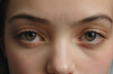 Cropped bloodshot eyes