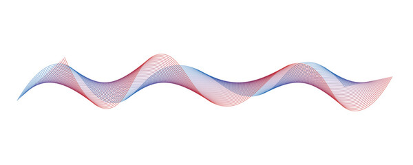 Wave Element design vector image for graphic design decoration or backdrop design