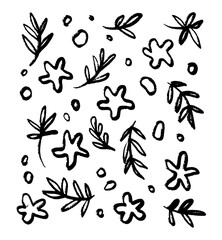 Fototapeta premium floral pattern illustration