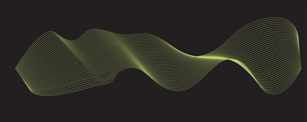 Wave Element design vector image for graphic design decoration or backdrop design