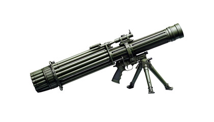 Isolated bazooka. Anti-tank grenade launcher