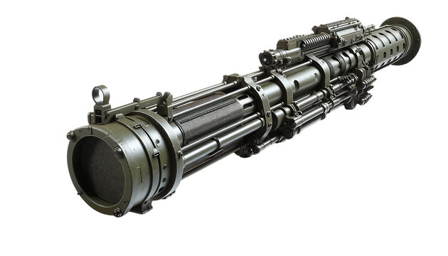 Isolated bazooka. Anti-tank grenade launcher