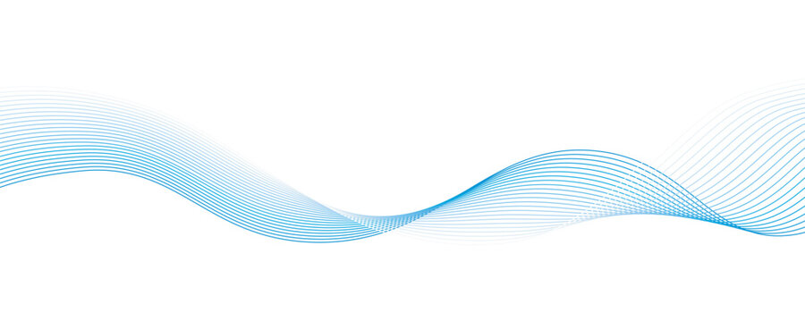 Wave Element design vector image for graphic design decoration or backdrop design