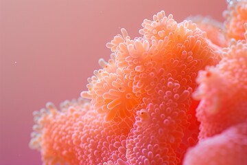 Peach fuzzy algae. backgrounds, abstraction