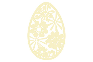 Easter Floral Egg for Cricut