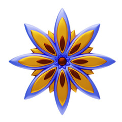 3D Flower Shapes Have Sharp Looking Petals