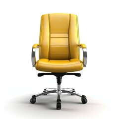 Office chair mustard