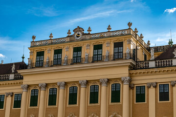 Schönbrunn Palace in Vienna, Austria