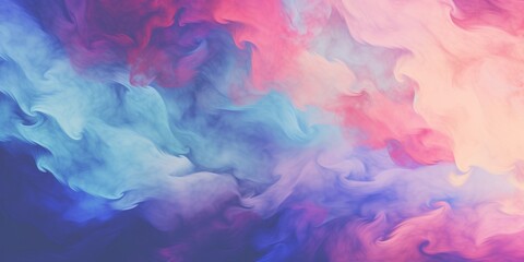 A psychedelic smoke background, a colorful cloud of smoke, ethereal background with colorful swirly magical clouds.