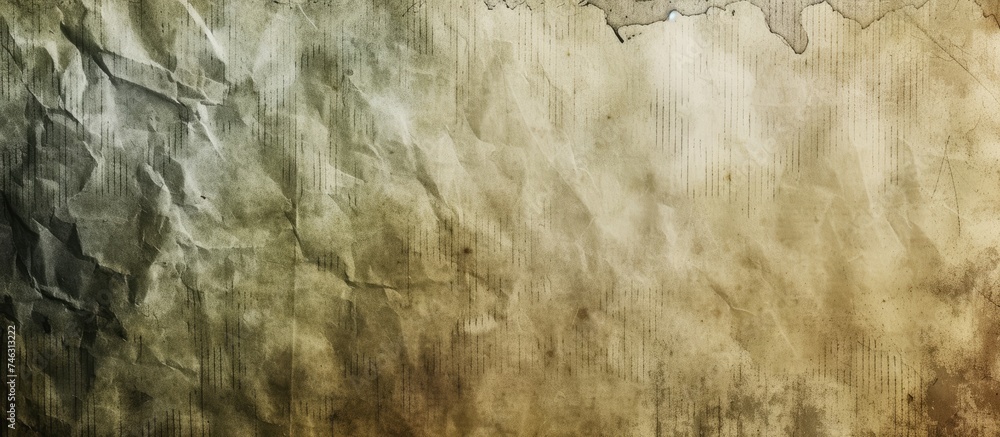 Poster a captivating grunge paper texture background with an edgy twist, providing ample space for adding t