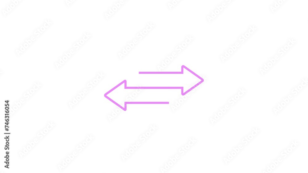Aufkleber animated zoom out white line ui icon. minimize digital window. seamless loop 4k video with alpha cha