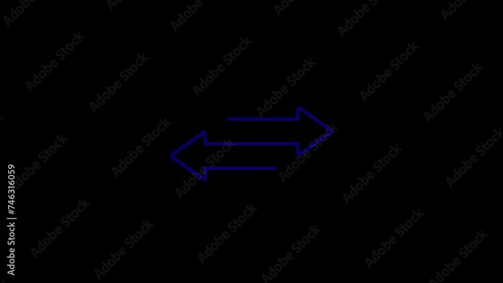 Aufkleber animated zoom out white line ui icon. minimize digital window. seamless loop 4k video with alpha cha