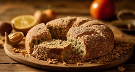  Deliciously rustic bread, perfect for a cozy meal