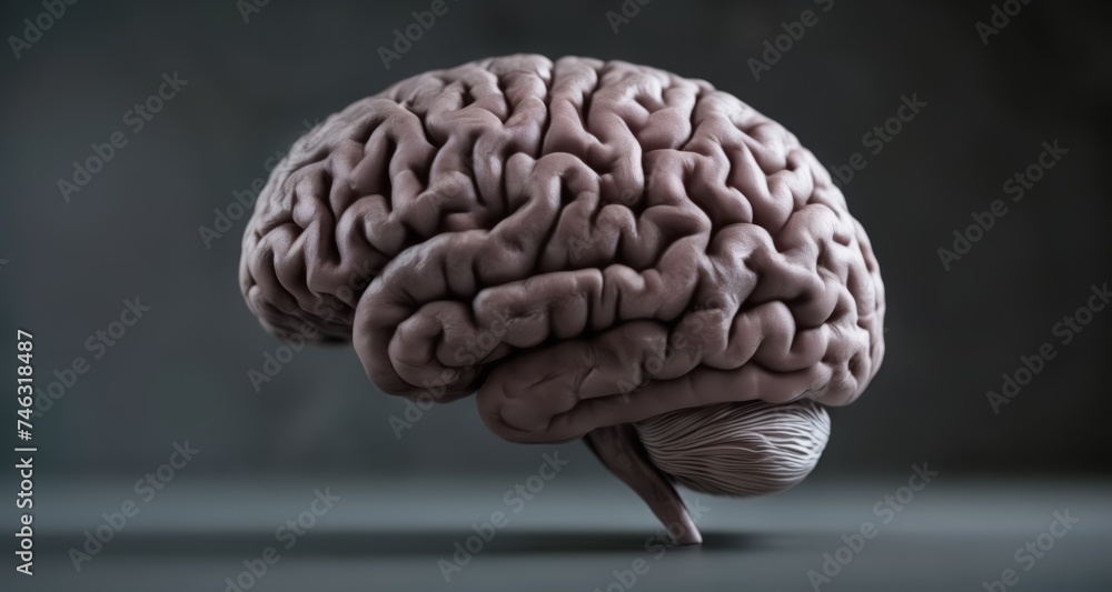 Poster exploring the intricate complexity of the human brain