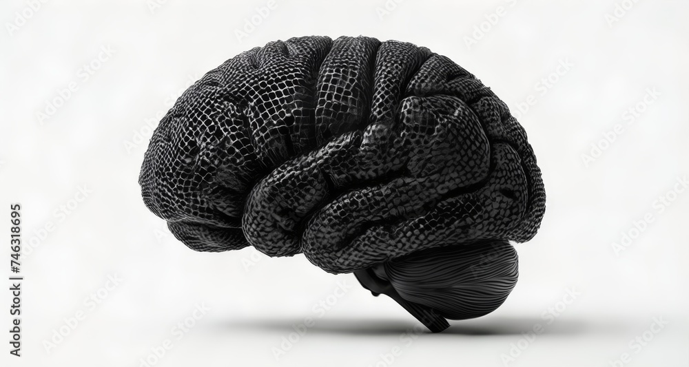 Aufkleber exploring the intricate complexity of the human brain