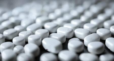  Purity in a capsule - A close-up view of pharmaceutical tablets
