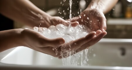 Fototapeta premium Wash away the day's worries with a soothing hand wash