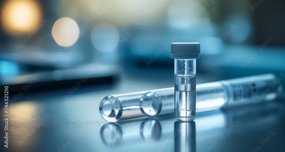 Poster precision in science - a single dose vial with a dropper