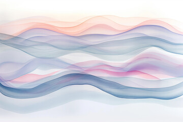 Tranquil Waves in Pastel Hues
