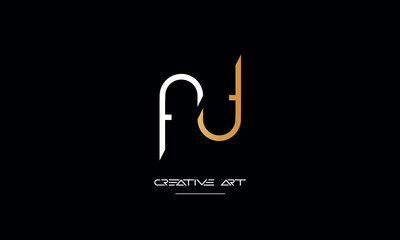 FF, F, abstract letters logo monogram
