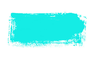 Grunge Textur blau türkis - Dreckiger Farbstreifen mit Raum für Text