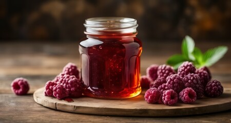  Homemade raspberry jam, a taste of summer in a jar