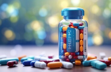 Medicine Pill Concept for Future Healthcare