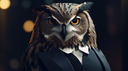 portrait of a owl