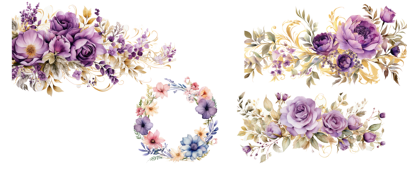 Colorful Floral Alphabet and Number Design with Candy and Spring Elements
