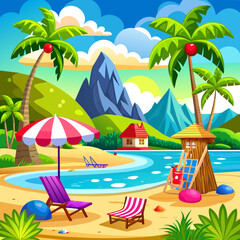 Obraz premium Summer Beach
