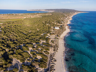 Migjorn beach, Formentera, Pitiusas Islands, Balearic Community, Spain