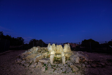 Ca na Costa Megalithic Sepulcher, Parque Natural de Ses Salines de Ibiza y Formentera, Formentera,...
