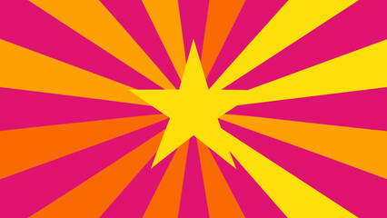Colorful Pink and Yellow Bright Background - Abstract Design