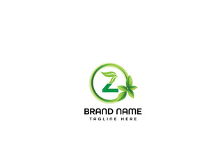 z leaf business logo design