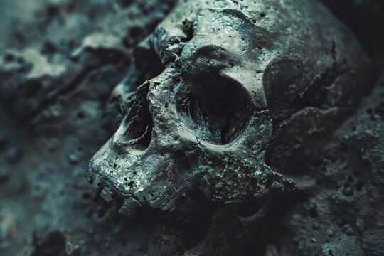 Abstract post mortem minimal background Generative Ai
