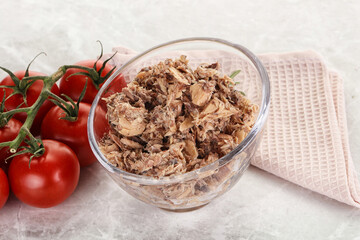 Canned tuna fish for salad