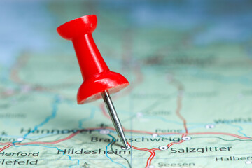 Hildesheim, Germany pin on map
