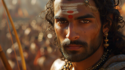 "Arjuna's Heroic Legacy: Carving his Name in the Annals of Time through Courageous Deeds in Mahabharata"