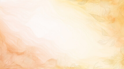 Background image in peach tones with watercolor floral print