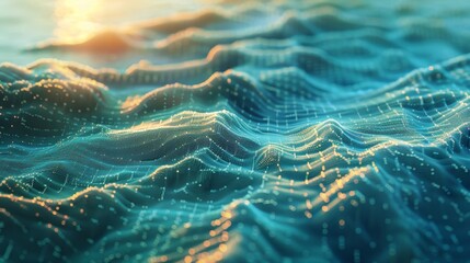 Visualize the intricate textures of digital landscapes, where data flows like rivers in a vibrant cybersecurity ecosystem